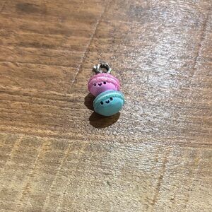 Cute Pink and Blue Macaron Charm